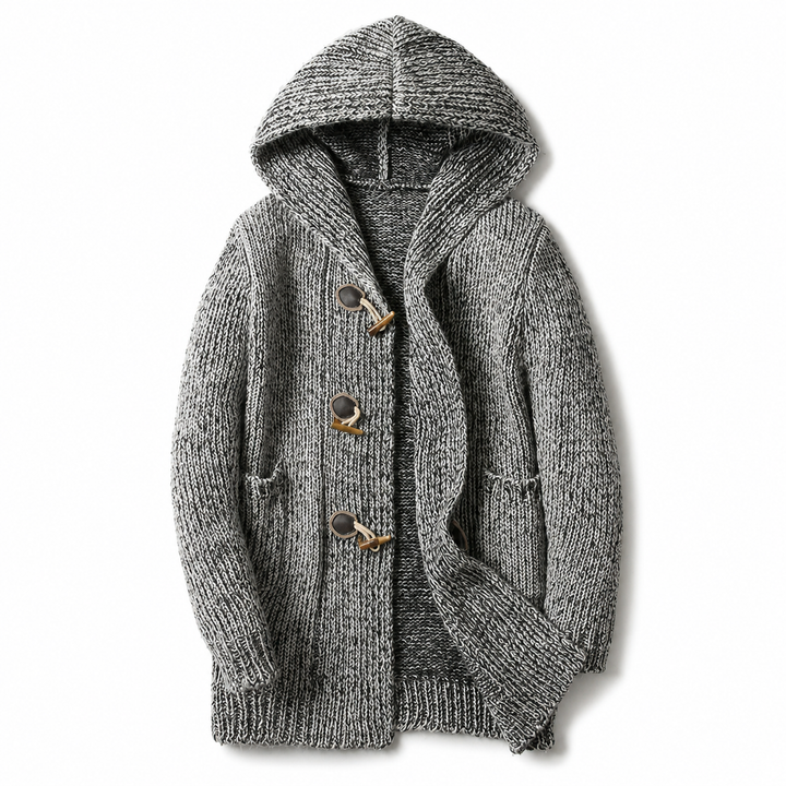 Raevan - Soft-Touch Hooded Cardigan