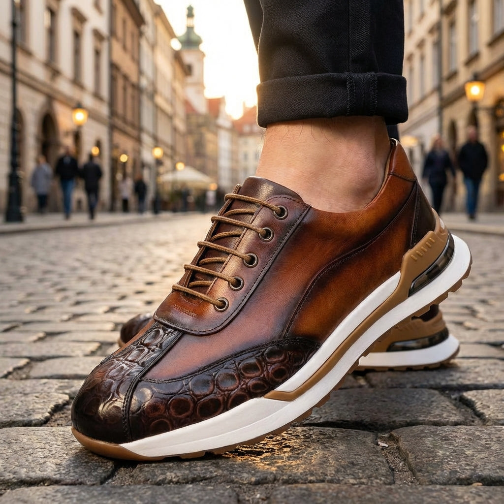 Huxley - Textured Casual Sneakers