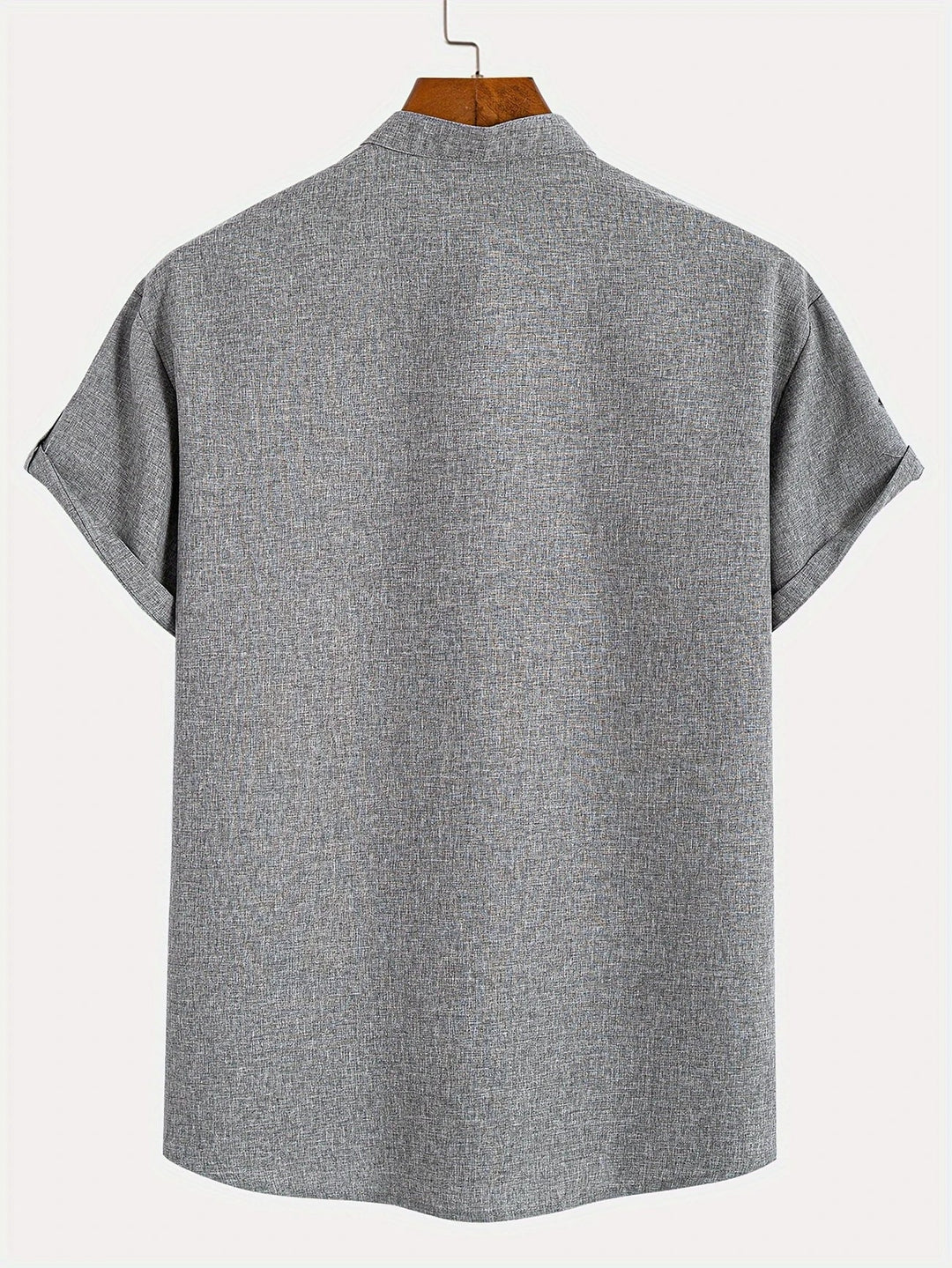 Harlan - Textured High-Collar Shirt