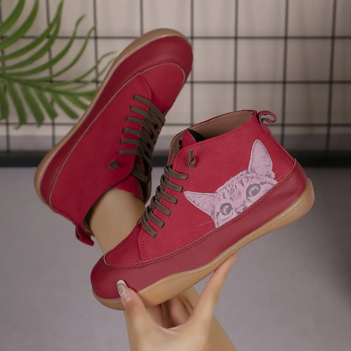 Zorelle - Cat Detail Comfort Ankle Shoes