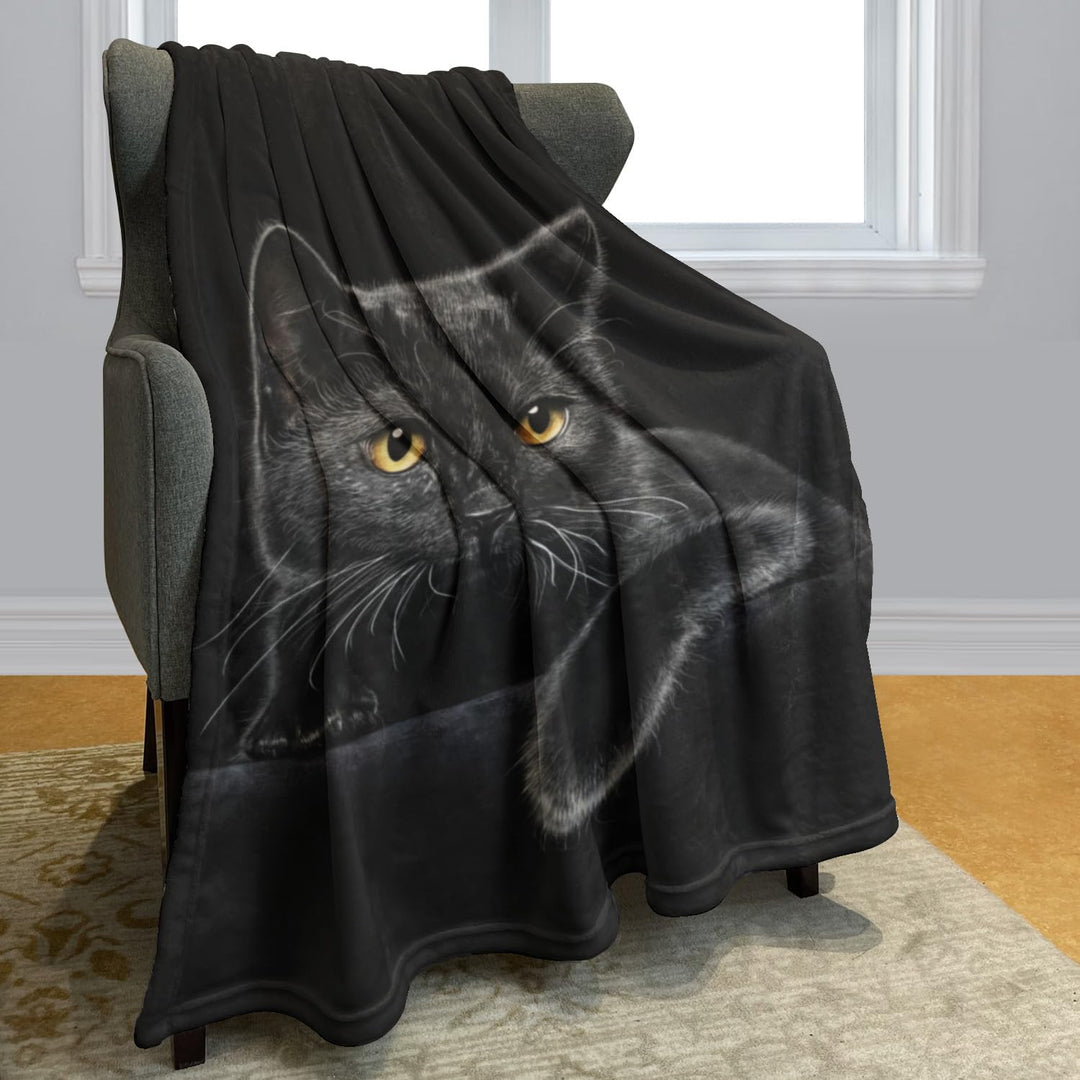 Kairis - Night Whisker Cat Throw Blanket