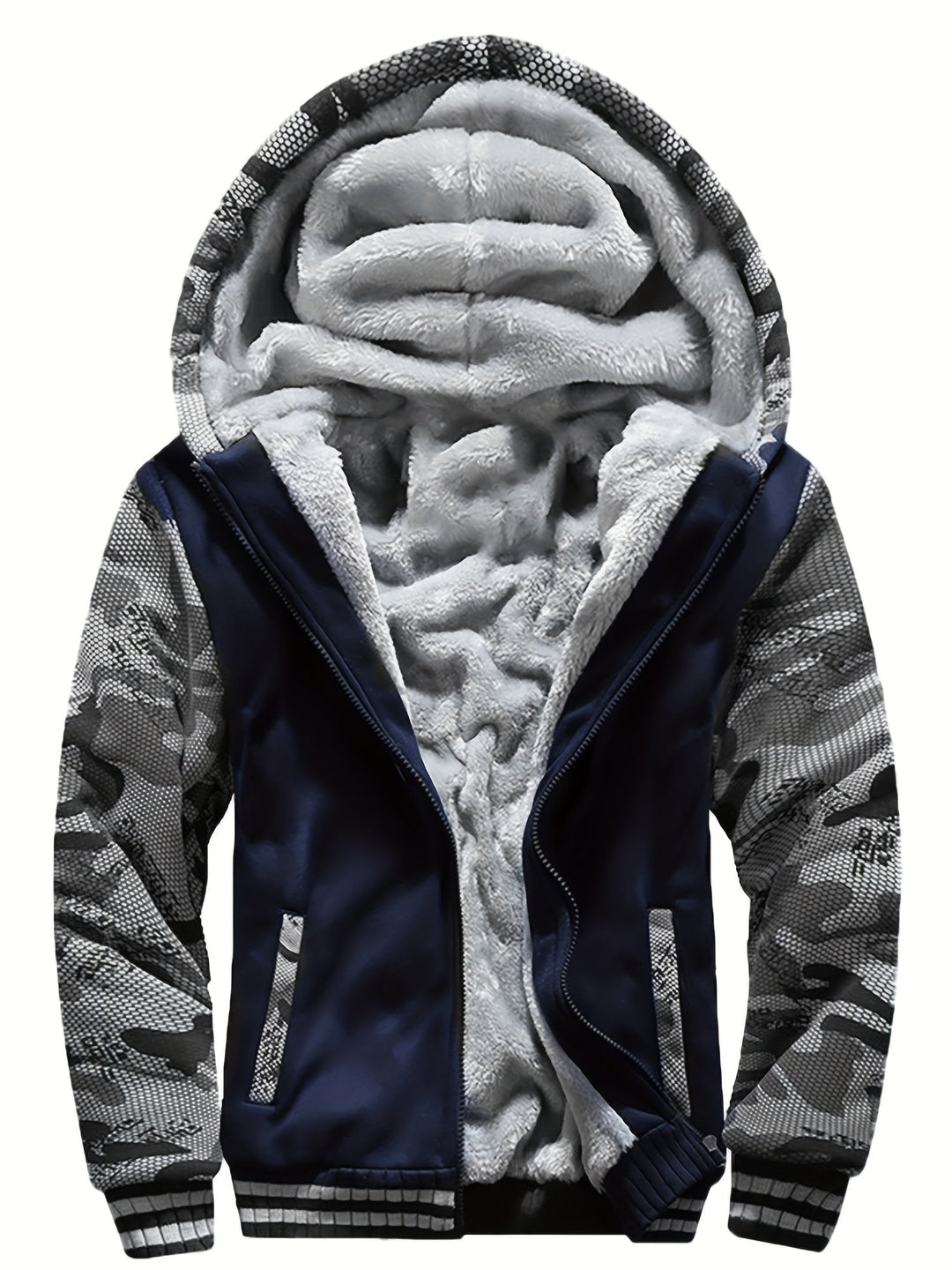 Dax - Heavyweight Camouflage Zip Hoodie
