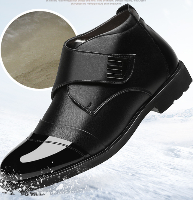 Alban - Polished Toe Comfort Ankle Shoes