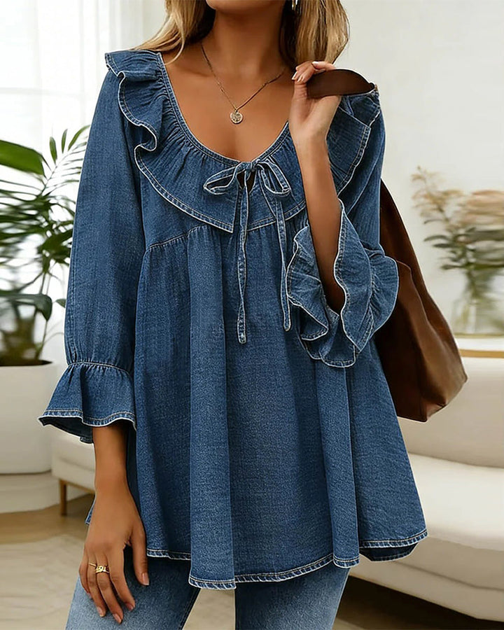 Aislinn - Airy Ruffle Blouse