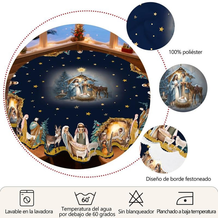 Isanisse - Christmas Decorative Tablecloth