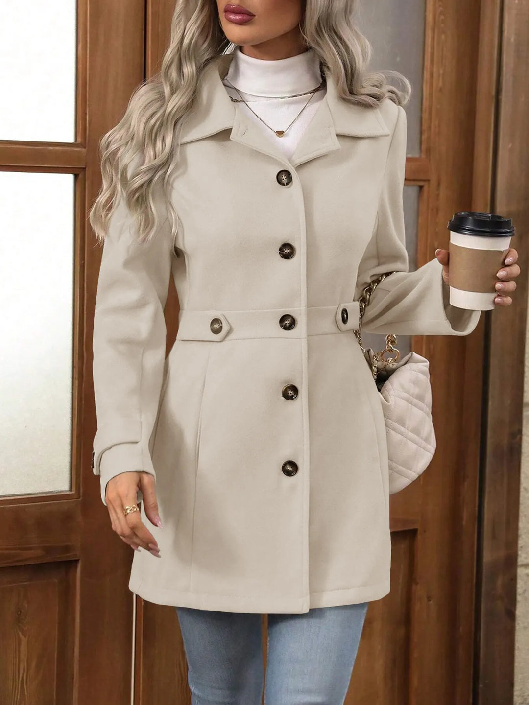 Bellona - Tailored Belted City Coat