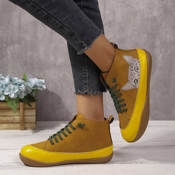 Zorelle - Cat Detail Comfort Ankle Shoes