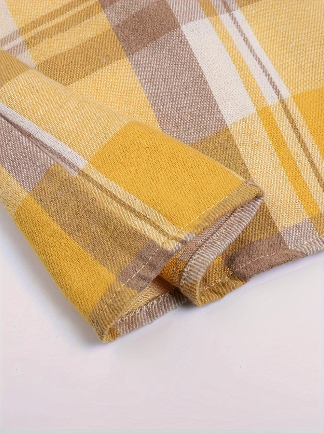 Annora - Casual Brushed Plaid Shirt Jacket