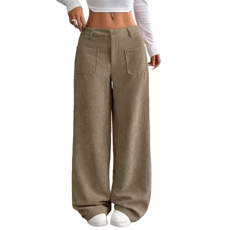 Eithne - Soft-Touch Wide-Leg Trousers