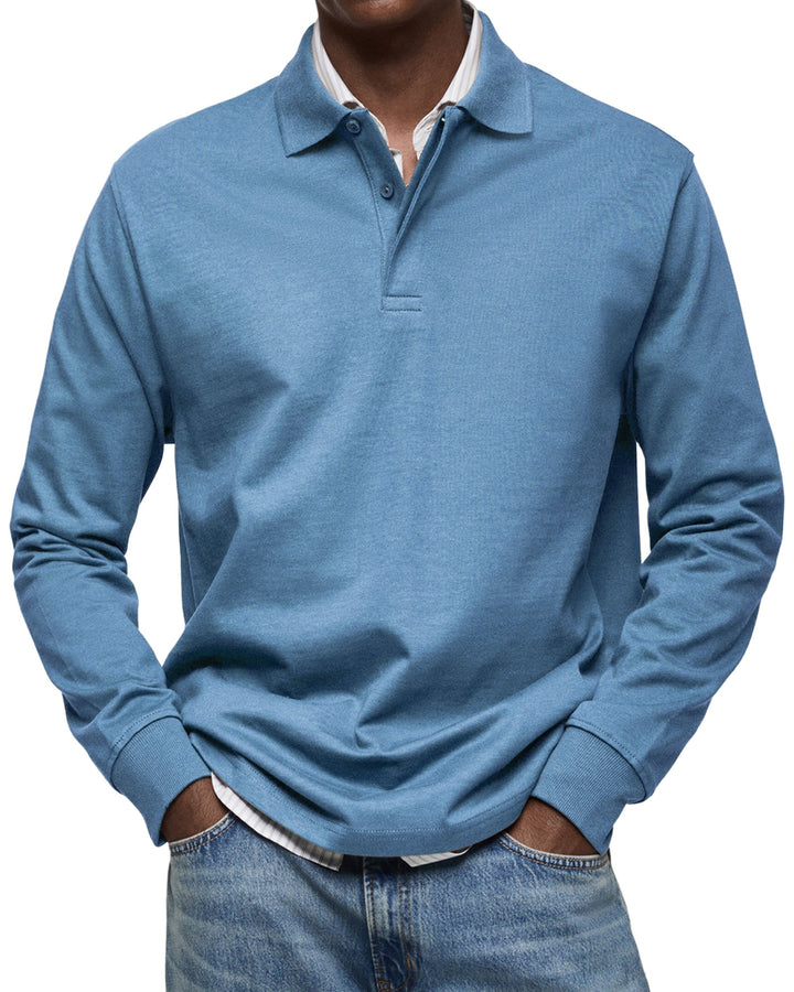 Ethan - Soft-Touch Long-Sleeve Polo