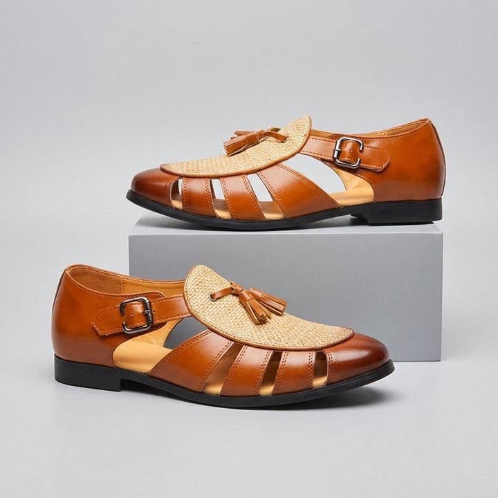 Annelina - Artisanal Closed-Toe Sandal