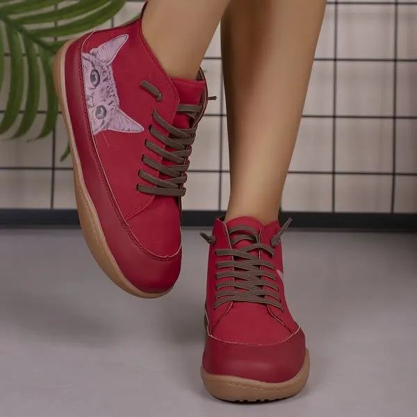 Zorelle - Cat Detail Comfort Ankle Shoes