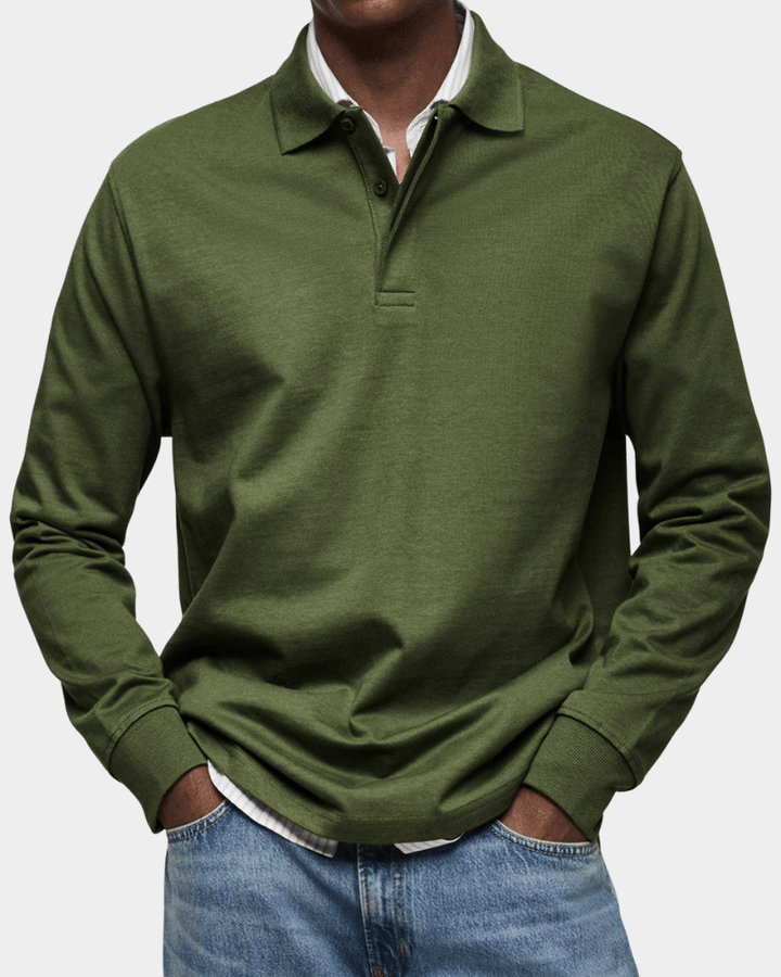 Taevan - Textured Knit Polo