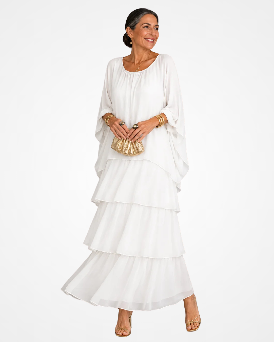 Sylvia - Soft-Touch Flowing Maxi Dress