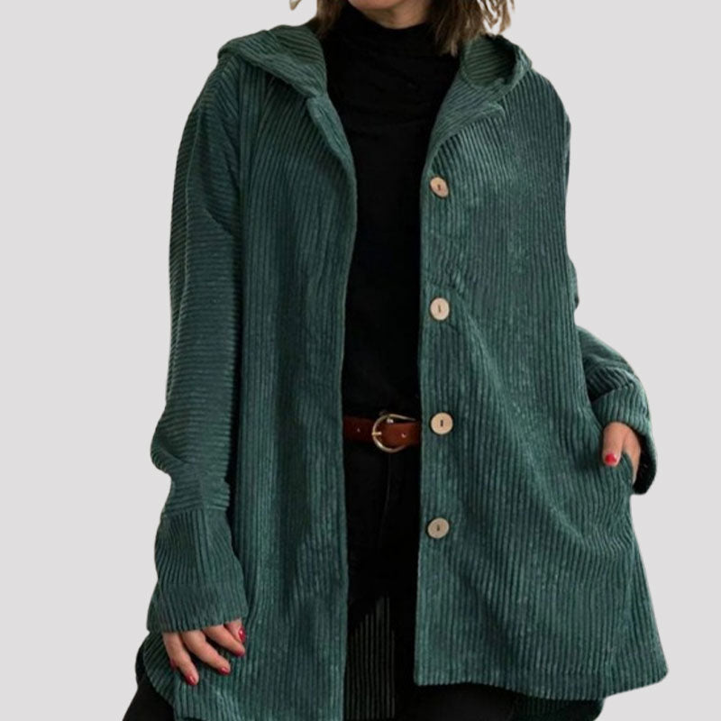 Calandra - Stylish Casual Hooded Coat