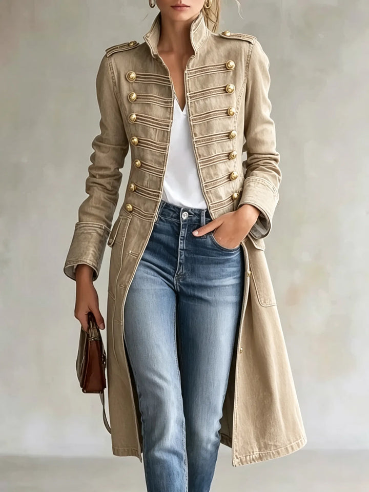 Carisanne - Heavyweight Longline Military Coat
