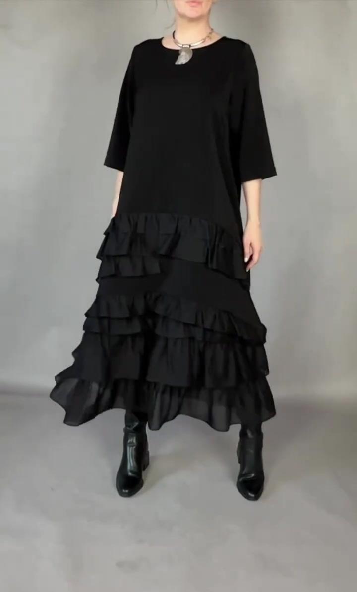 Elena - Soft-Touch Tiered Maxi Dress