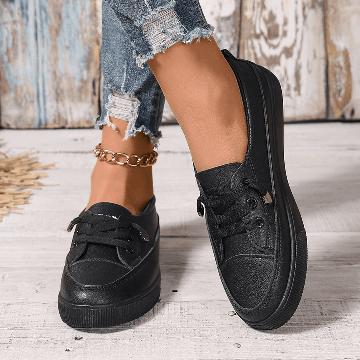 Elowise - Cushioned Lace Up Trainers