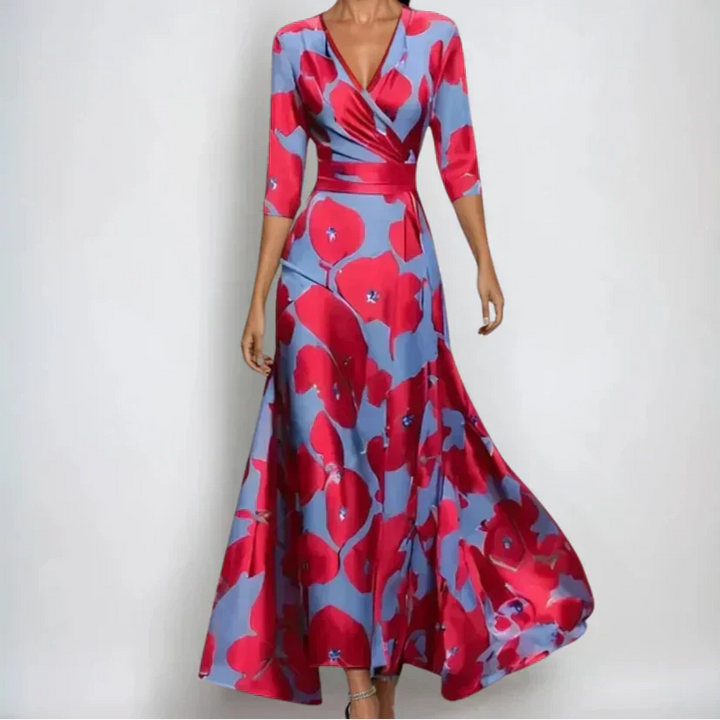 Sienna - Soft-Touch Floral Wrap Dress