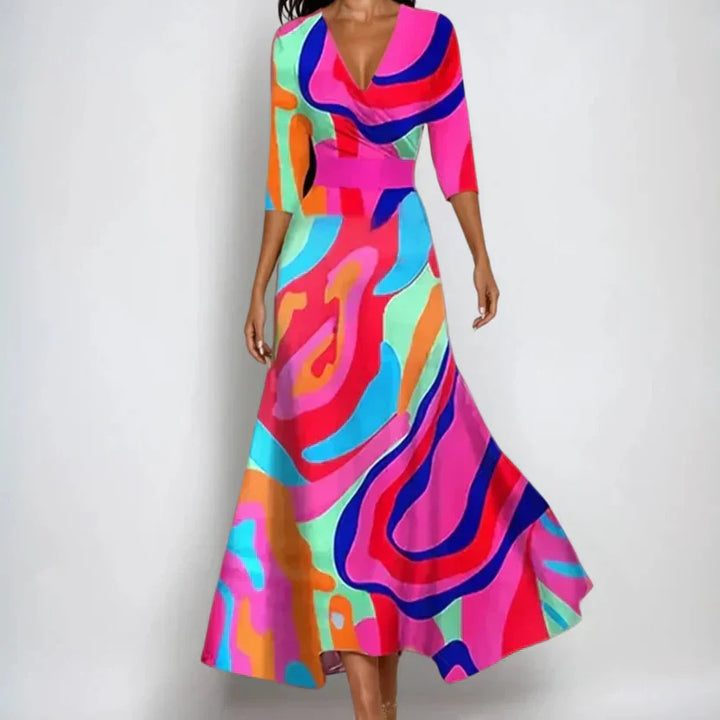 Sienna - Soft-Touch Floral Wrap Dress