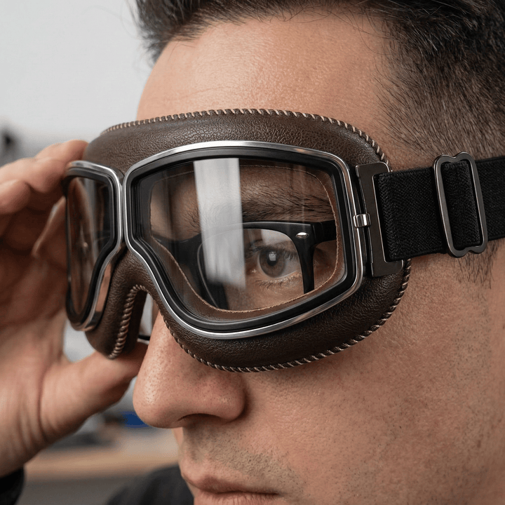 Alaric - Vintage Motorcycle Goggles