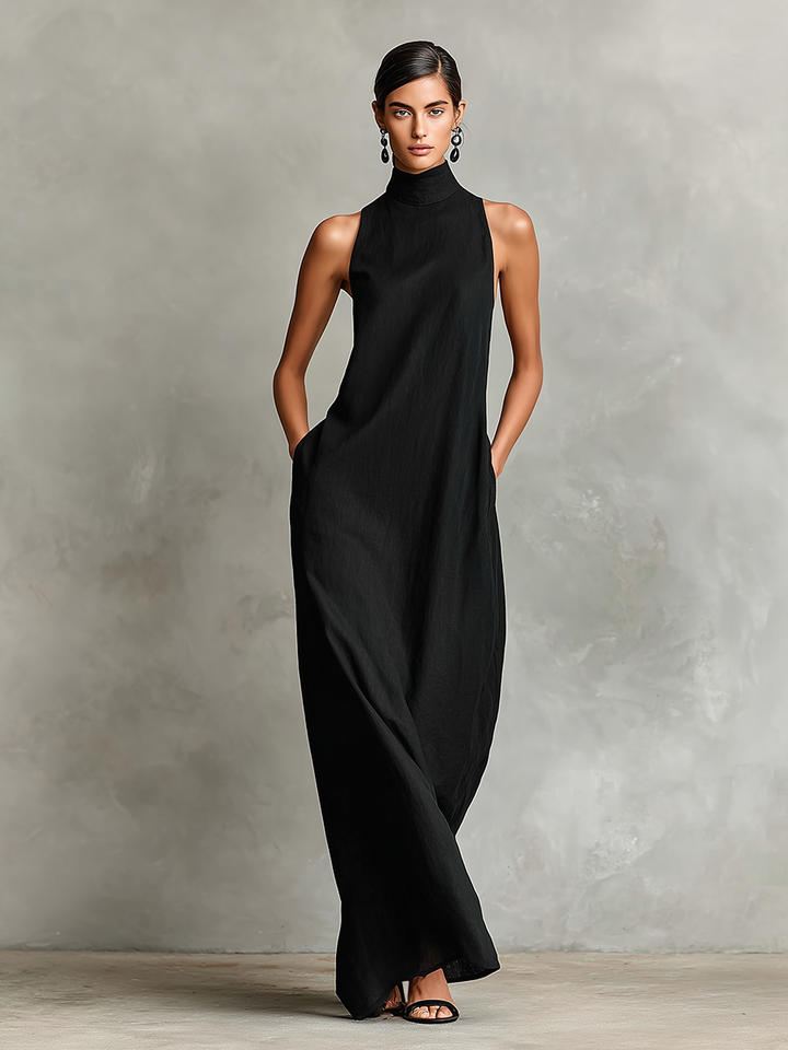 Tabitha - Premium Linen Maxi Dress