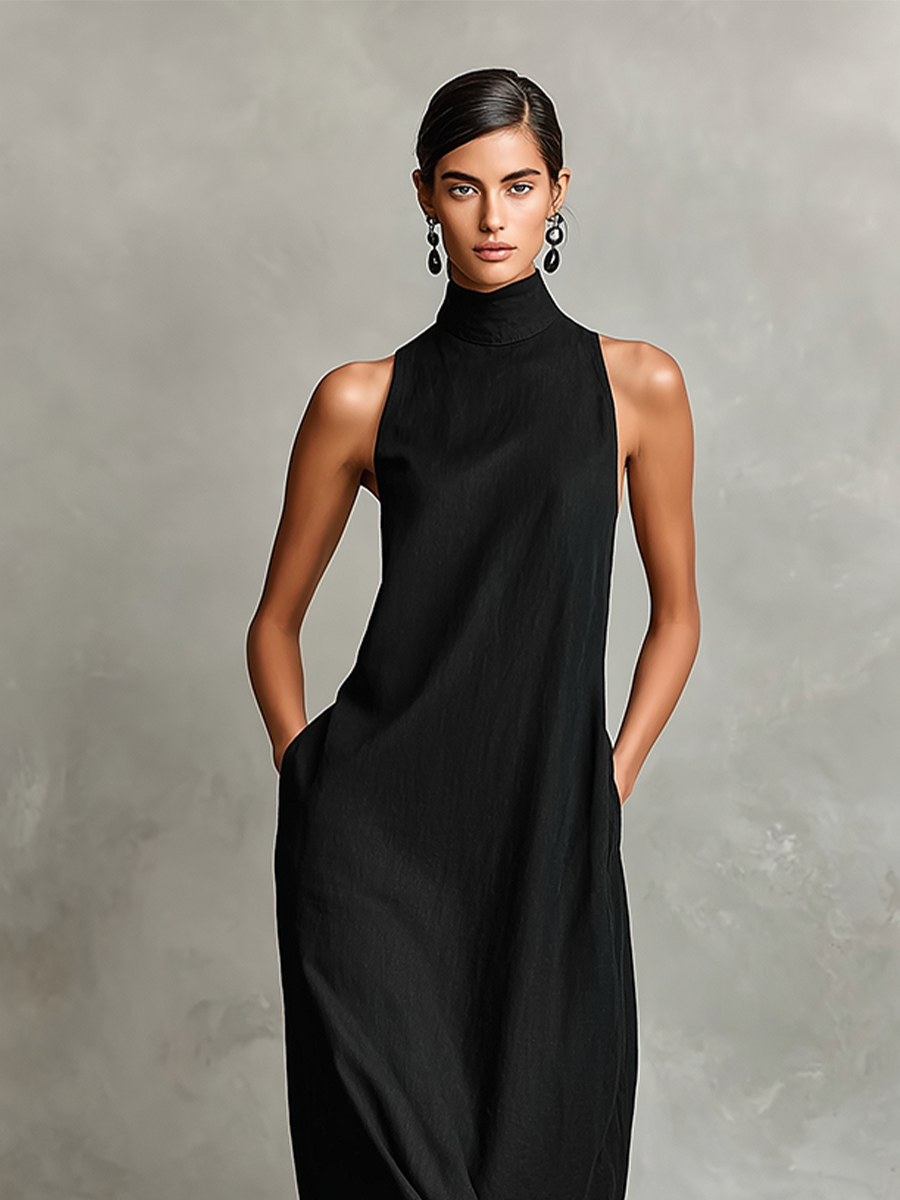 Tabitha - Premium Linen Maxi Dress
