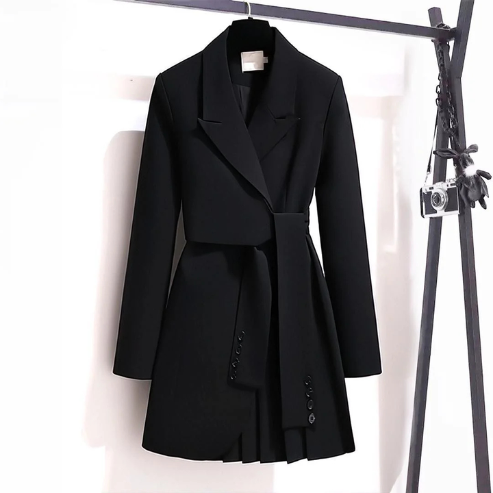 Kaliryn - Elegant Casual Belted Coat