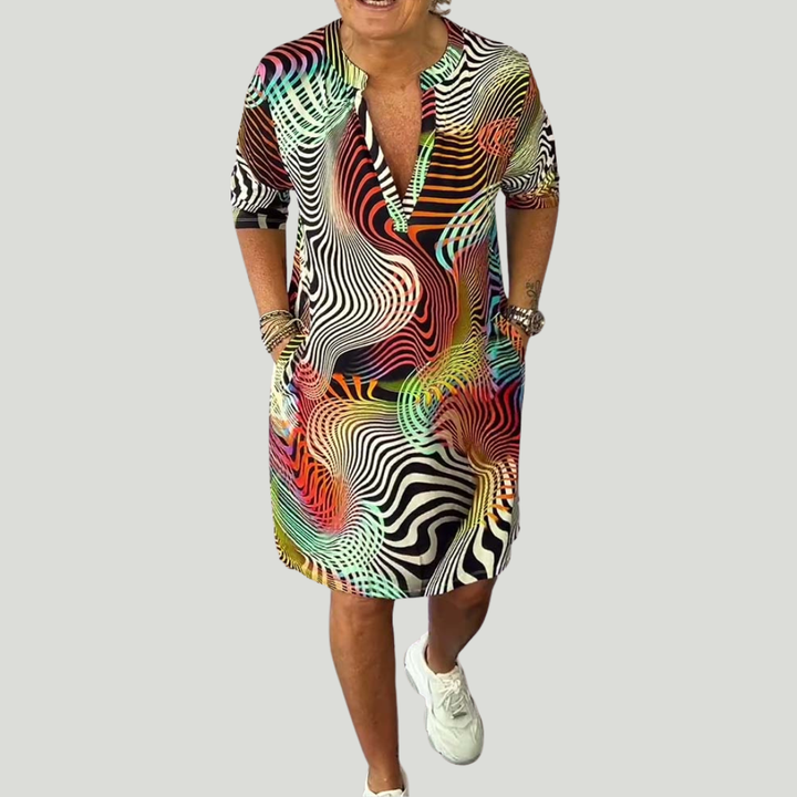 Tialora - Soft-Touch V-Neck Dress