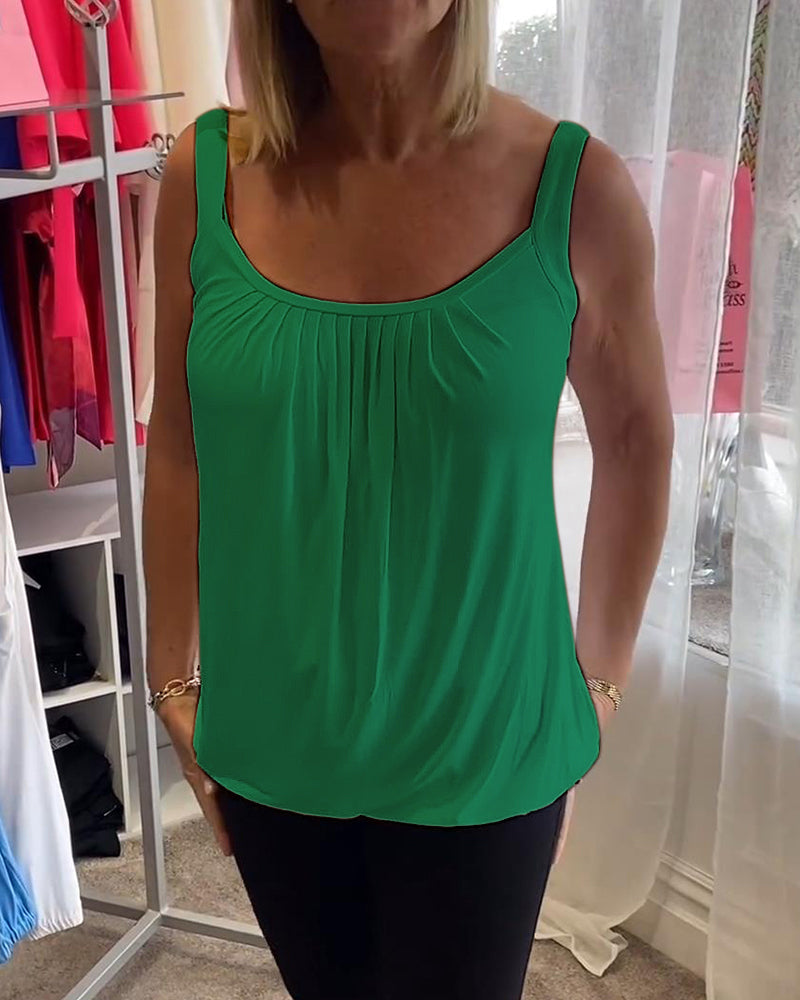 Corina - Soft-Touch U-Neck Tank Top