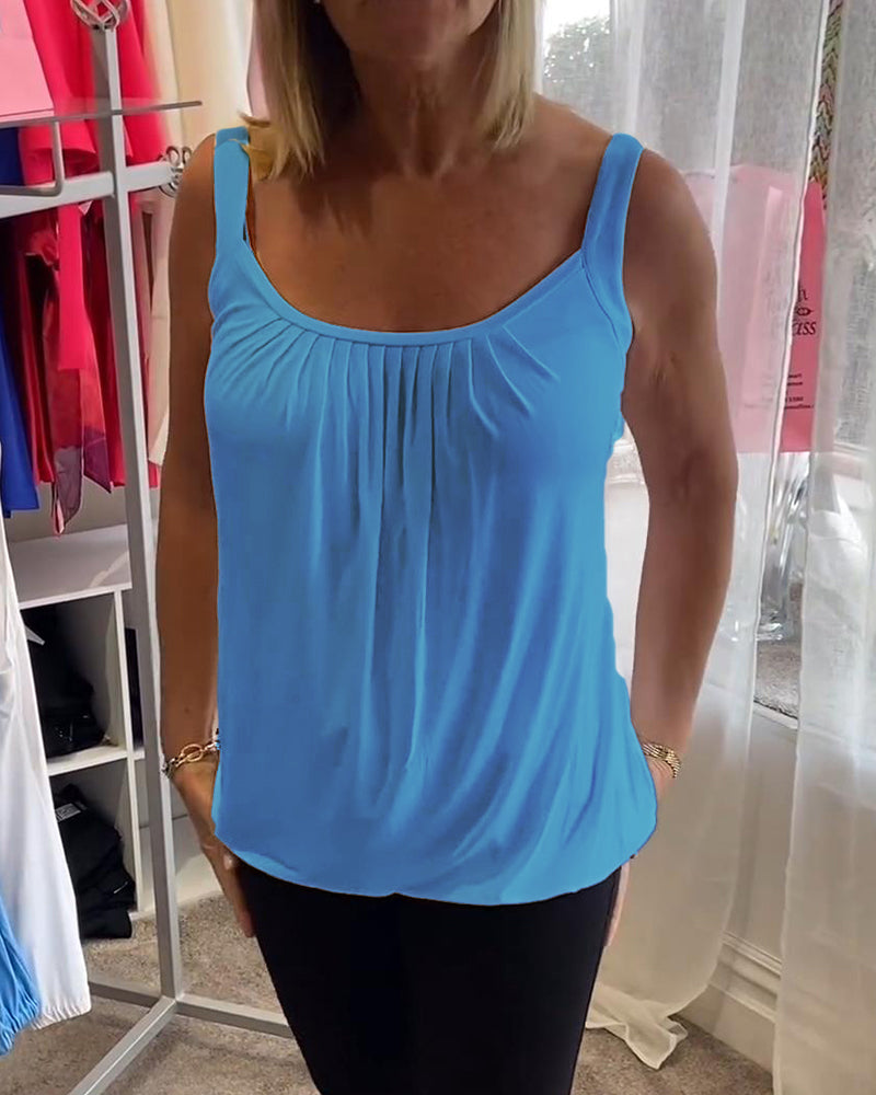 Corina - Soft-Touch U-Neck Tank Top