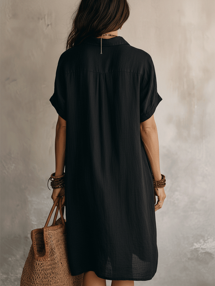 Daphne - Breezy Linen Shirt Dress