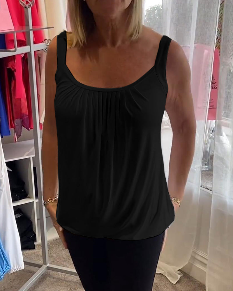 Corina - Soft-Touch U-Neck Tank Top