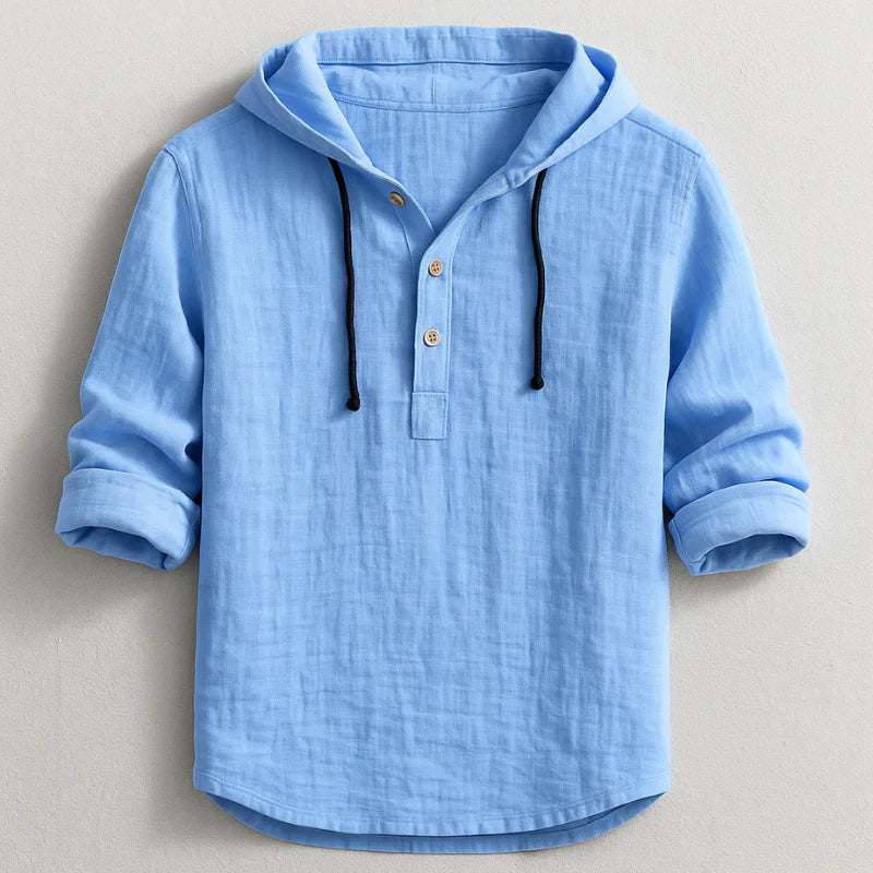 Beckford - Breathable Linen Hooded Shirt