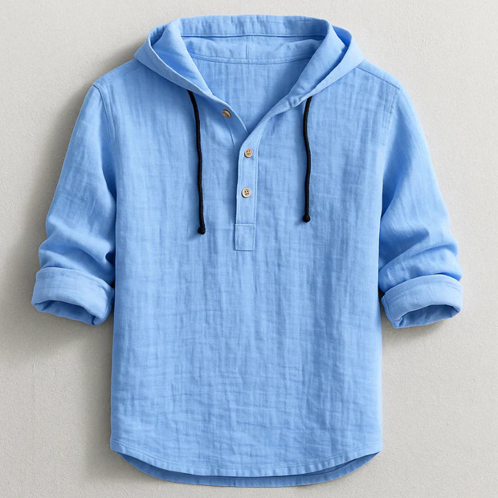 Beckford - Breathable Linen Hooded Shirt