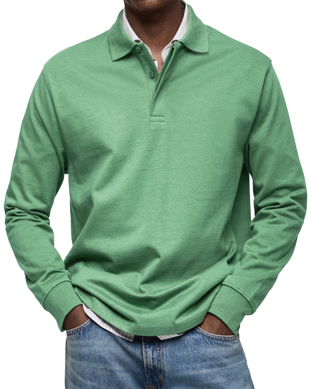Ethan - Soft-Touch Long-Sleeve Polo