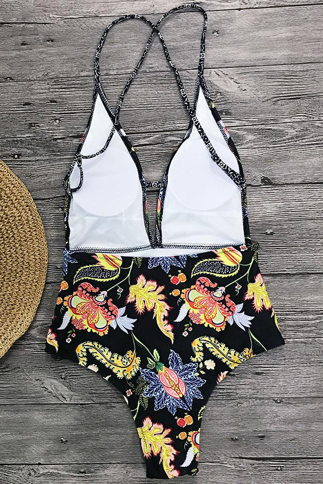 Sereina - Sculpting V-Neck One-Piece Swimsuit