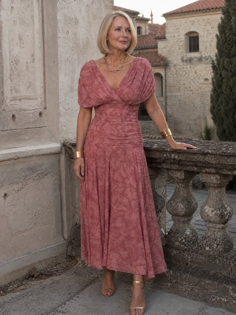 Galatea - Lightweight Off-Shoulder Midi Dress
