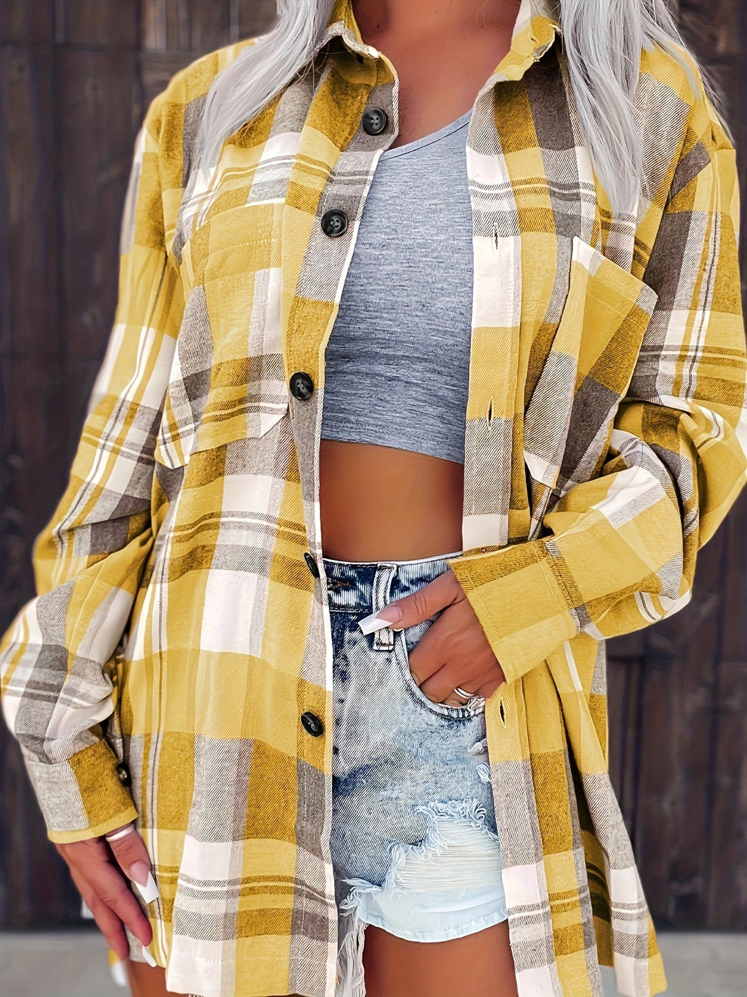 Nadira - Breezy Gingham Shirt