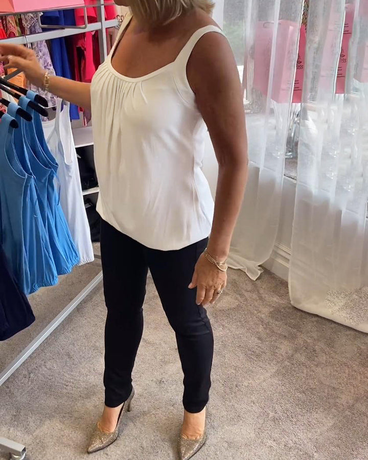 Corina - Soft-Touch U-Neck Tank Top