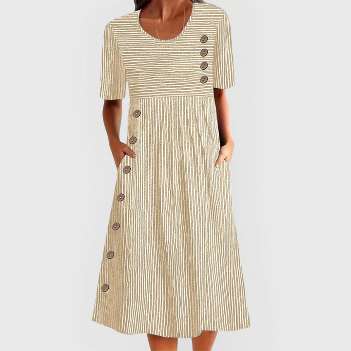 Eline - Stylish Casual Midi Dress