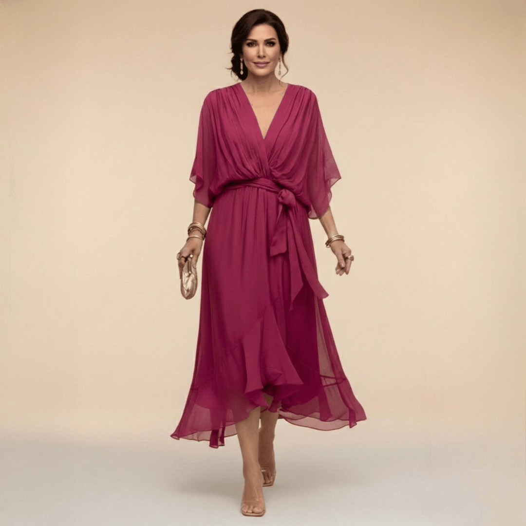 Mirabelle - Airy V-Neck Dress
