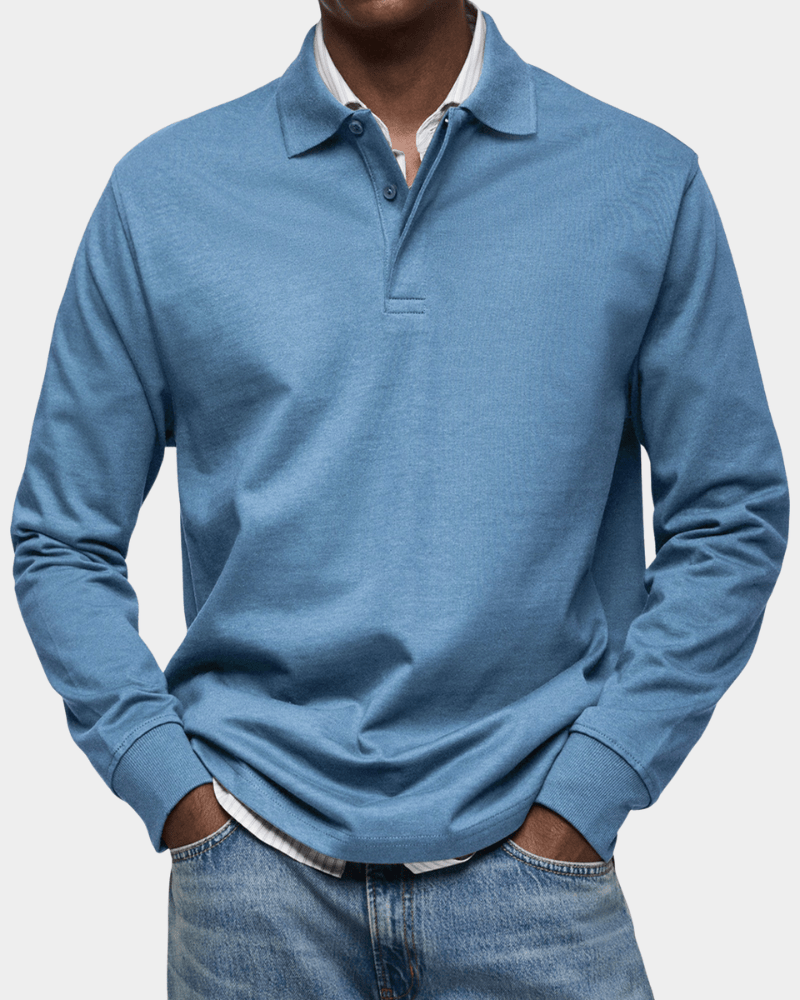 Taevan - Textured Knit Polo