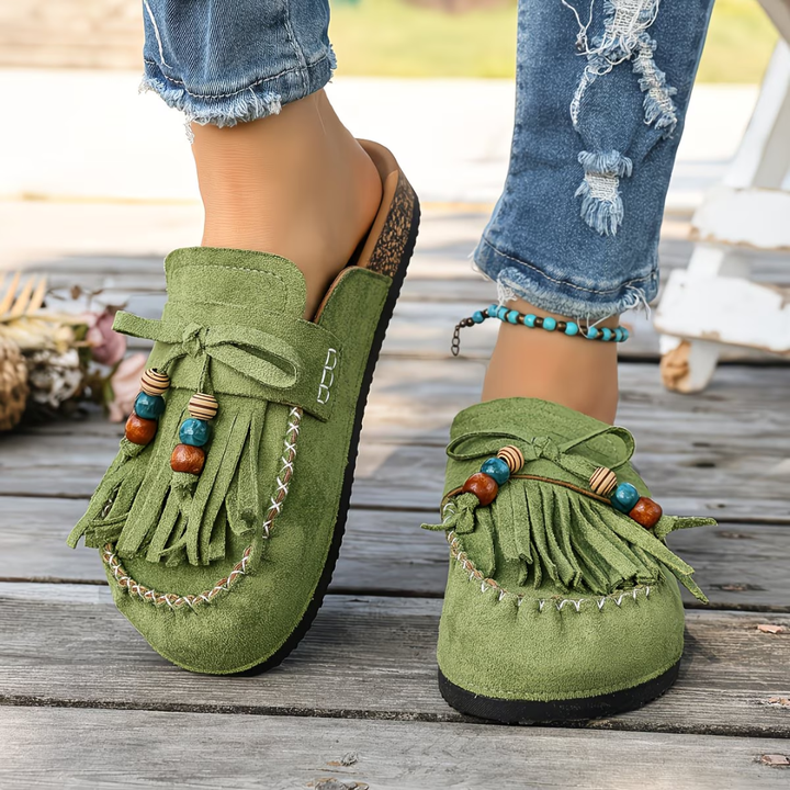 Quinara - Embellished Slip-On Moccasins