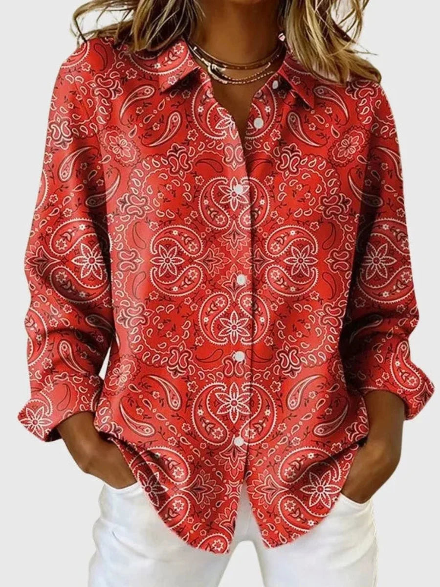Gillian - Premium Paisley Blouse