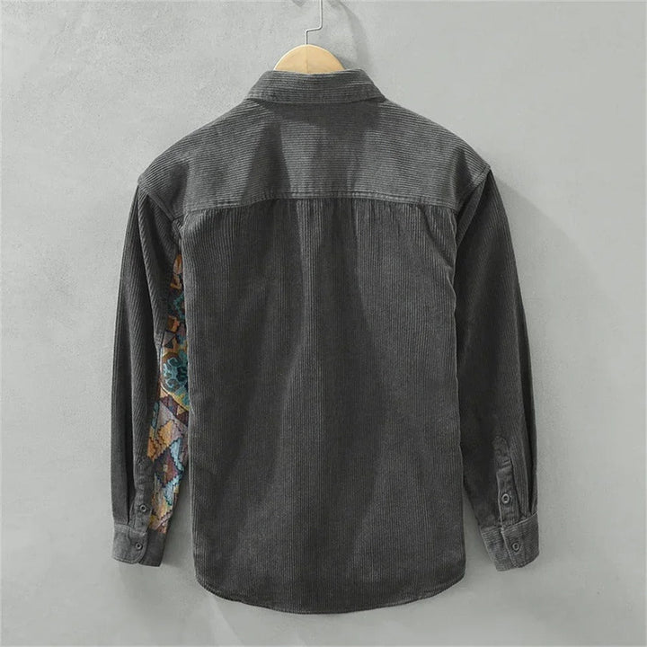 Tero - Textured Patchwork Shirt