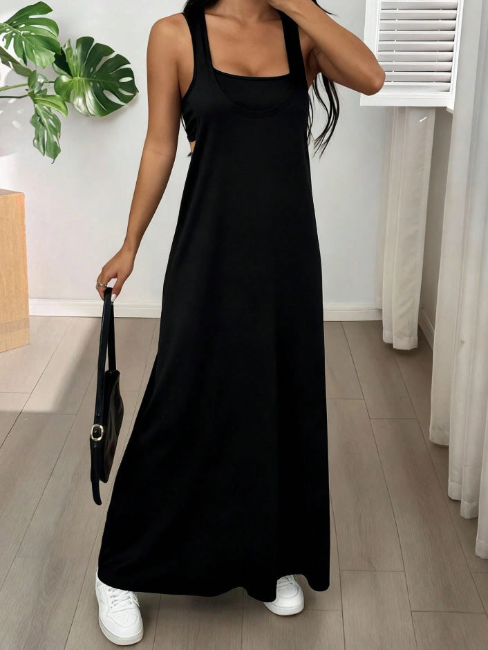 Evania - Layered Two Piece Maxi Dress Set