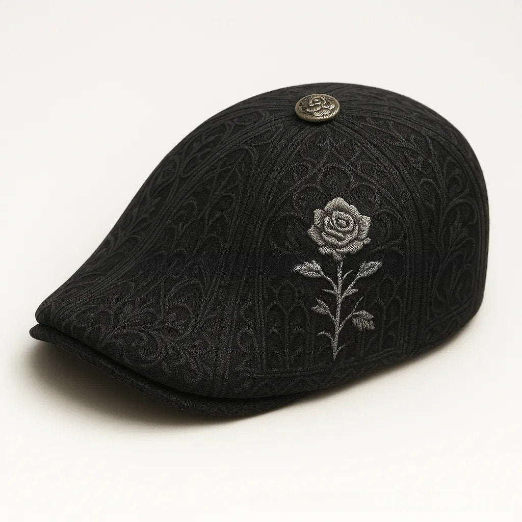 Mavros - Skull Emblem Flat Cap