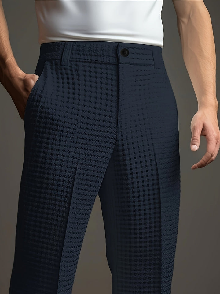 Dartmoor - Textured Straight-Leg Trousers