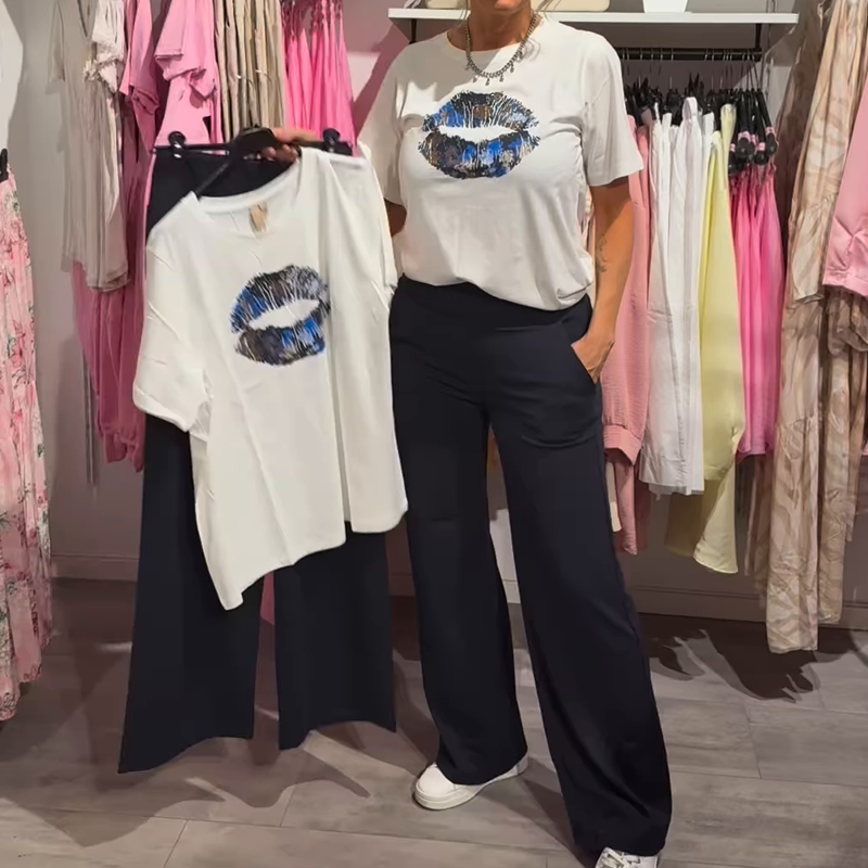 Zavana - Stylish Casual Two Piece Set